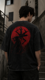 Camiseta Oversize Vintage Inspirada Berserk|"Eclipse"