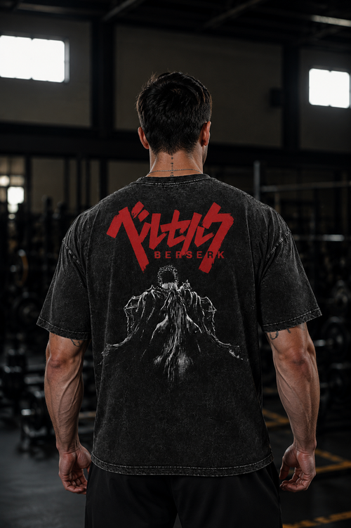 Camiseta Oversize Vintage Inspirada Berserk|"Armor 2"