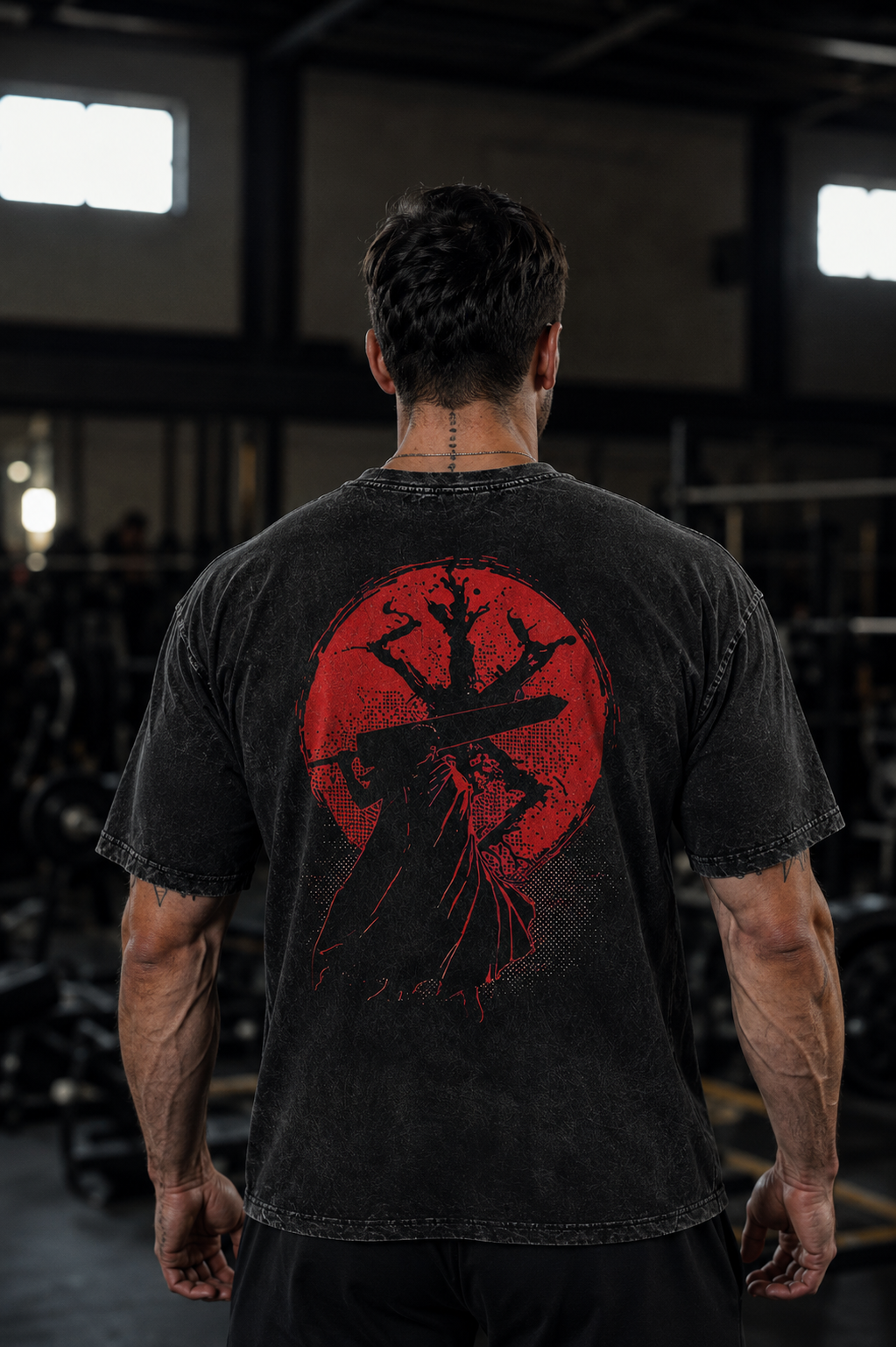Camiseta Oversize Vintage Inspirada Berserk|"Eclipse"