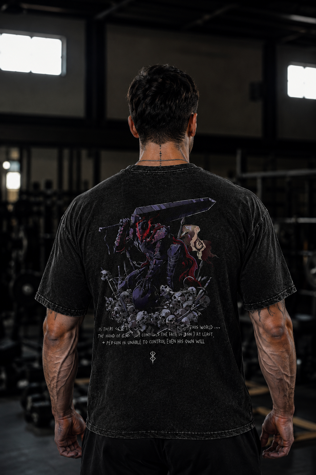 Camiseta Oversize Vintage Inspirada Berserk|"Manga"