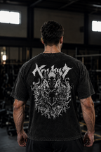 Camiseta Oversize Vintage Inspirada Berserk|"Skull"