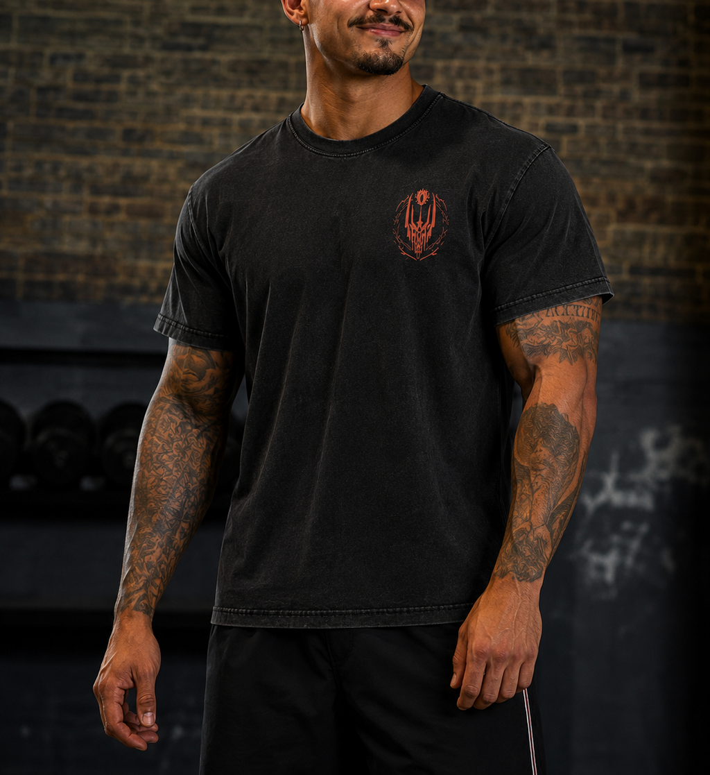 Camiseta Oversize Vintage Inspirada en Señor de los Anillos|"Dark Crown"