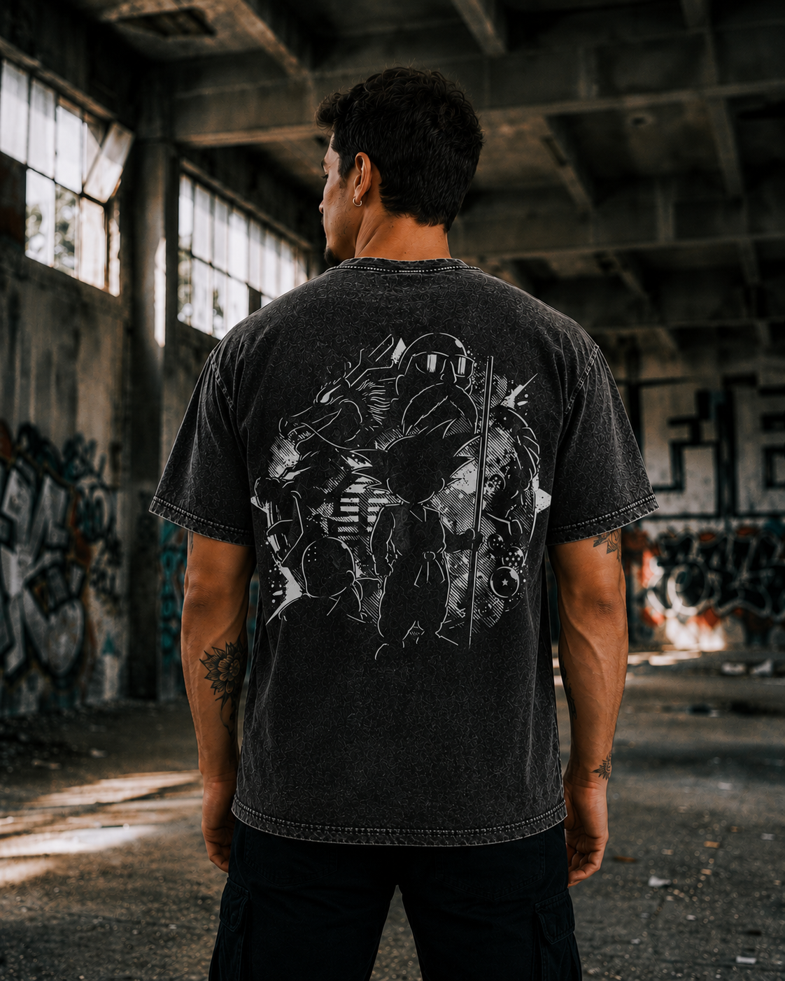 Camiseta Oversize Vintage Inspirada Dragon Ball|"Z"