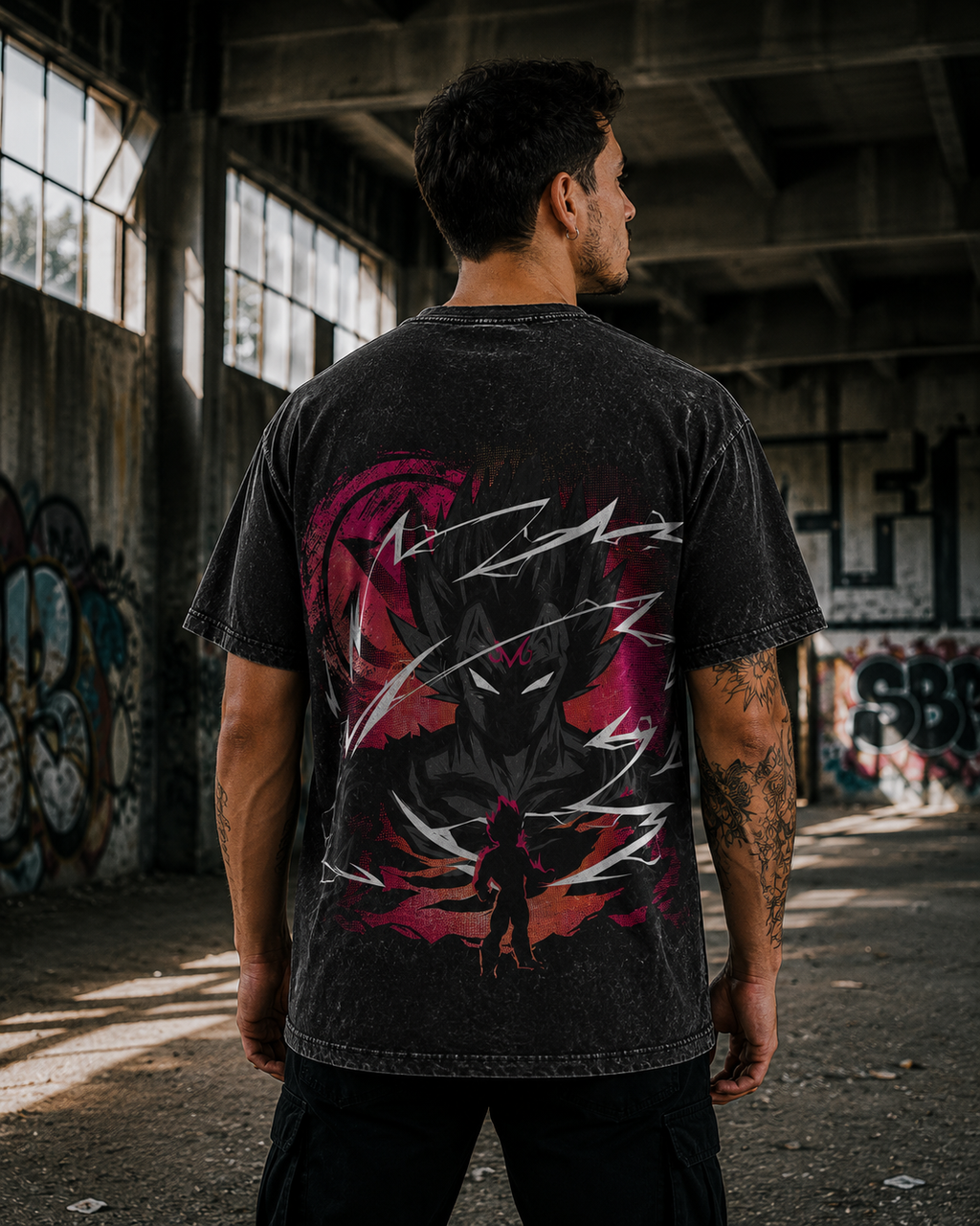 Camiseta Oversize Vintage Inspirada Dragon Ball|"Magim"