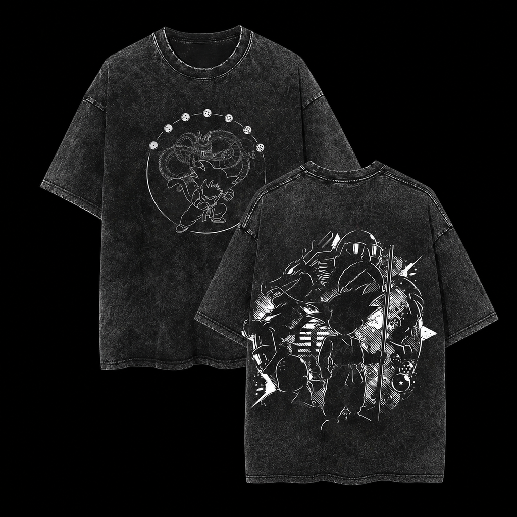 Camiseta Oversize Vintage Inspirada Dragon Ball|"Z"