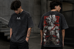 Camiseta Oversize Vintage Inspirada Dragon Ball|"Saiyan Rage"