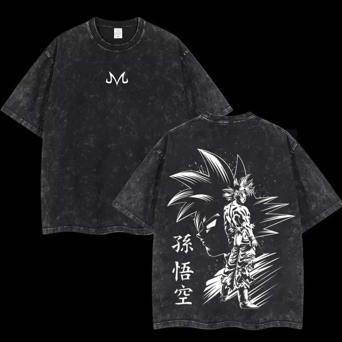 Camiseta Oversize Vintage Inspirada Dragon Ball|"Shadow"
