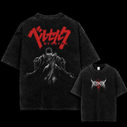 Camiseta Oversize Vintage Inspirada Berserk|"Armor"